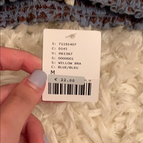 Brand new with tags Barcelona Urban Blue Print Top - Picture 4 of 4